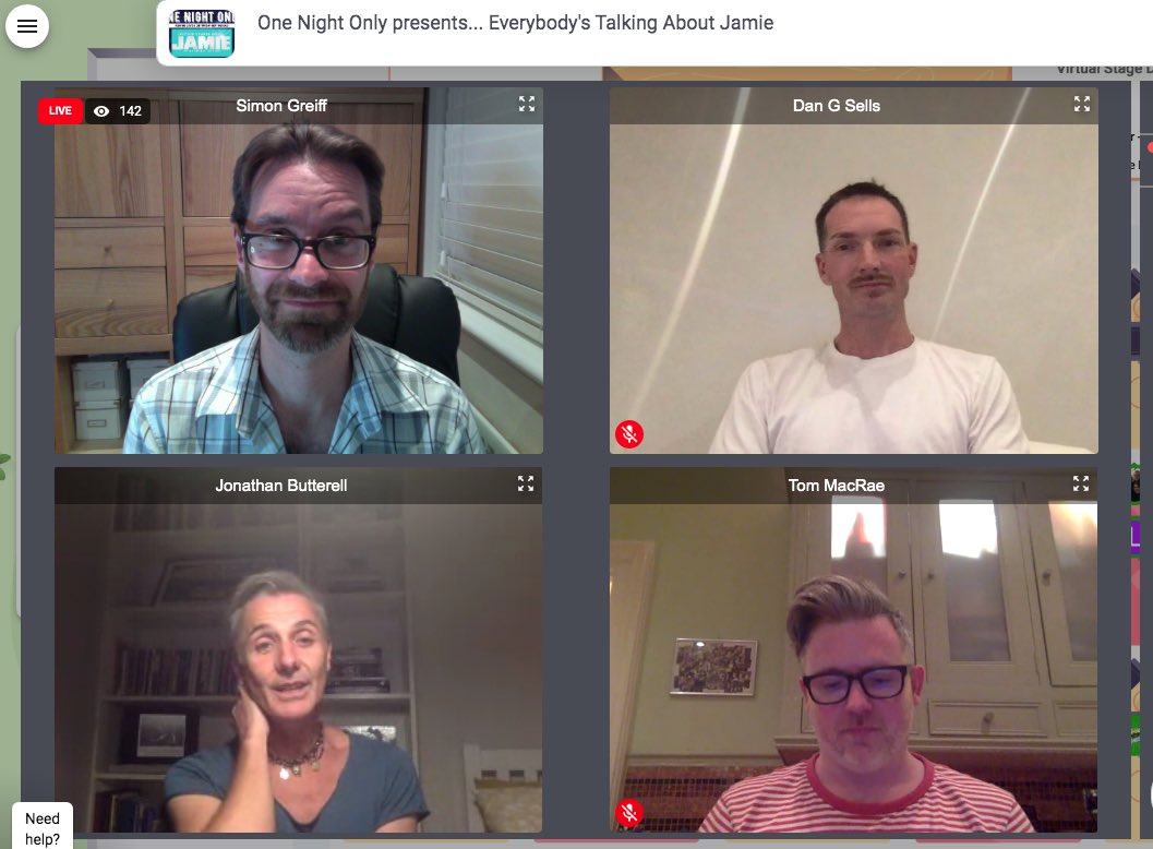 SimG_Director's tweet photo. Thank you to everyone who came along tonight to #OneNightOnlyETAJ Reunion.
Big thanks to guests
@DanGSells
@tommacwriter
#johnmccrea
@NoahJDThomas
@JButterell
@AnnaFleischle
#LucyCarter
@LucieShorthouse ππ»π
Wonderful night celebrating @JamieMusical together. ππ»π€ https://t.co/p9xFoxmZ2r