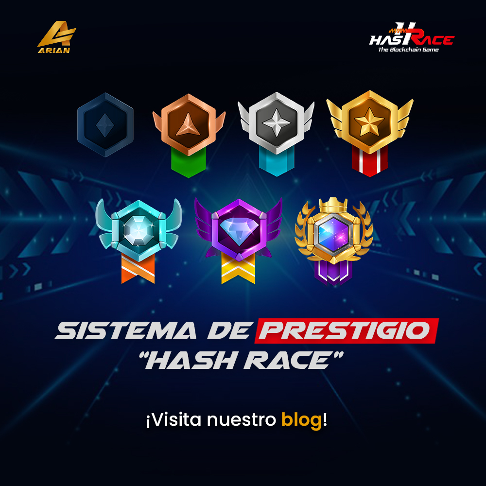 Ariancoin's tweet photo. Falta muy poco ⏳ para conocer el  "Sistema de prestigio" 😎 del juego #Blockchain #Hashrace. Esta experiencia productiva 🤑 te hará vivir una montaña imparable de adrenalina. Lee todos los detalles aquí 👉 https://t.co/r11SeTB3Ja https://t.co/2YK3gHo20A