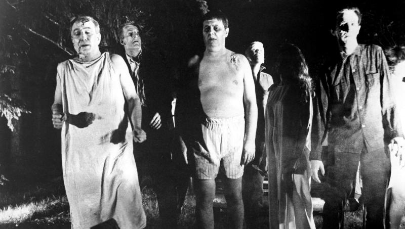 EugWSerra's tweet photo. On October 1, 1968, George A. Romero’s classic, Night of the Living Dead was released! #NightOfTheLivingDead #GeorgeARomero #JohnRusso #DuaneJones #JudithODea #KarlHardman #RussellStreiner #BillCardille #JudithRidley #KeithWayne #MarilynEastman #KyraSchon https://t.co/mpeRw0GtL1