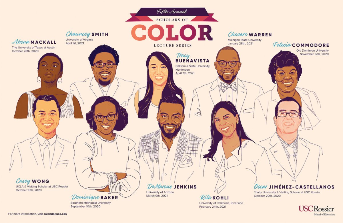 DrShaunHarper's tweet photo. Thrilled to announce our 2020-21 visiting scholars of color here at @USCRossier https://t.co/LCZourYQy1