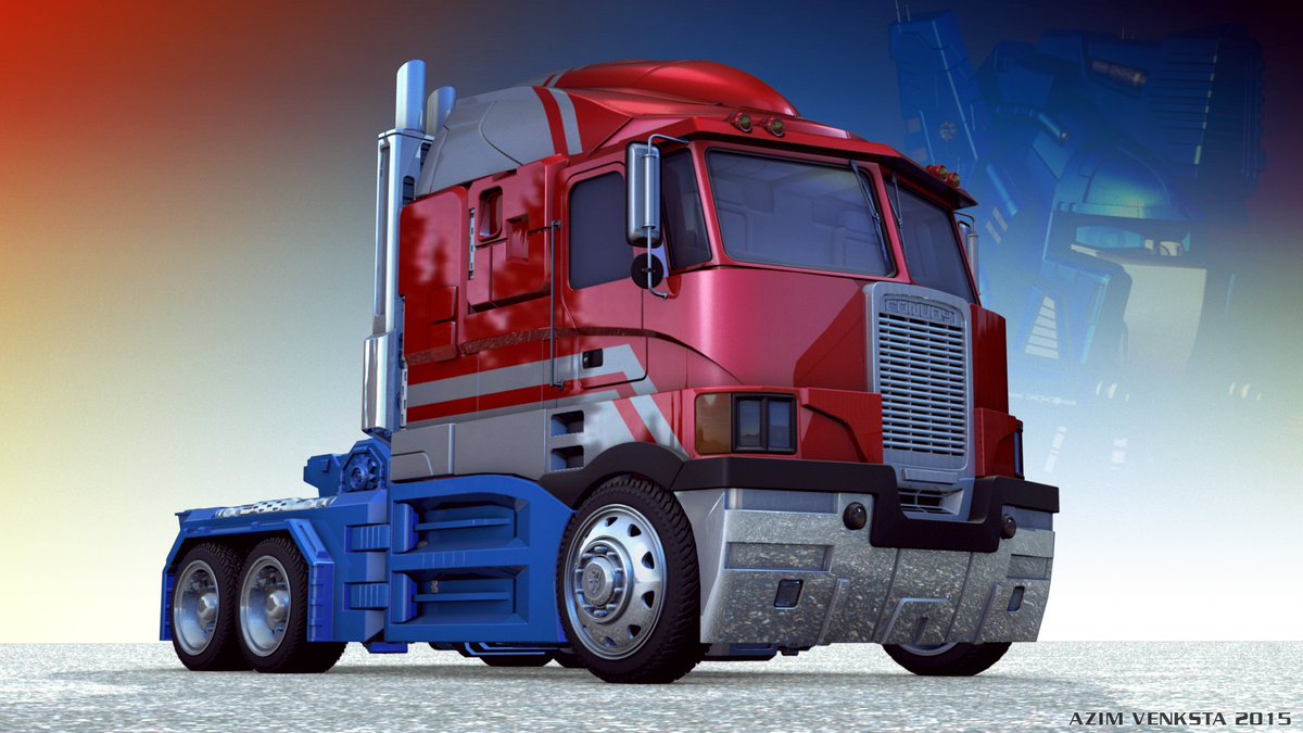 AzimVenksta's tweet photo. Classics "HD" Optimus Prime (thread)
This model is from 2006/2007.  Originally started it before the Classics toy even got released.  I used the very few photos floating around, and concept art to model this, and figure out the transformers. It was a time of no youtube reviewers. https://t.co/Q1iW3p3k1I