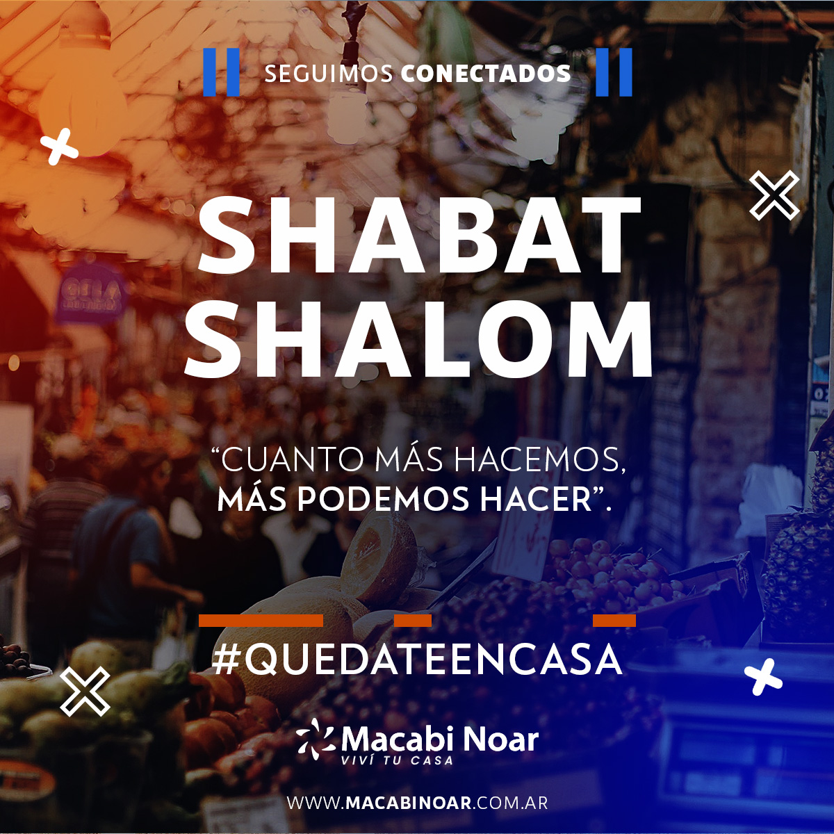 macabinoar's tweet photo. #ShabatShalom #viviMNentucasa #MN2020 🧡💙🏡 https://t.co/ZI42r2Qcqc
