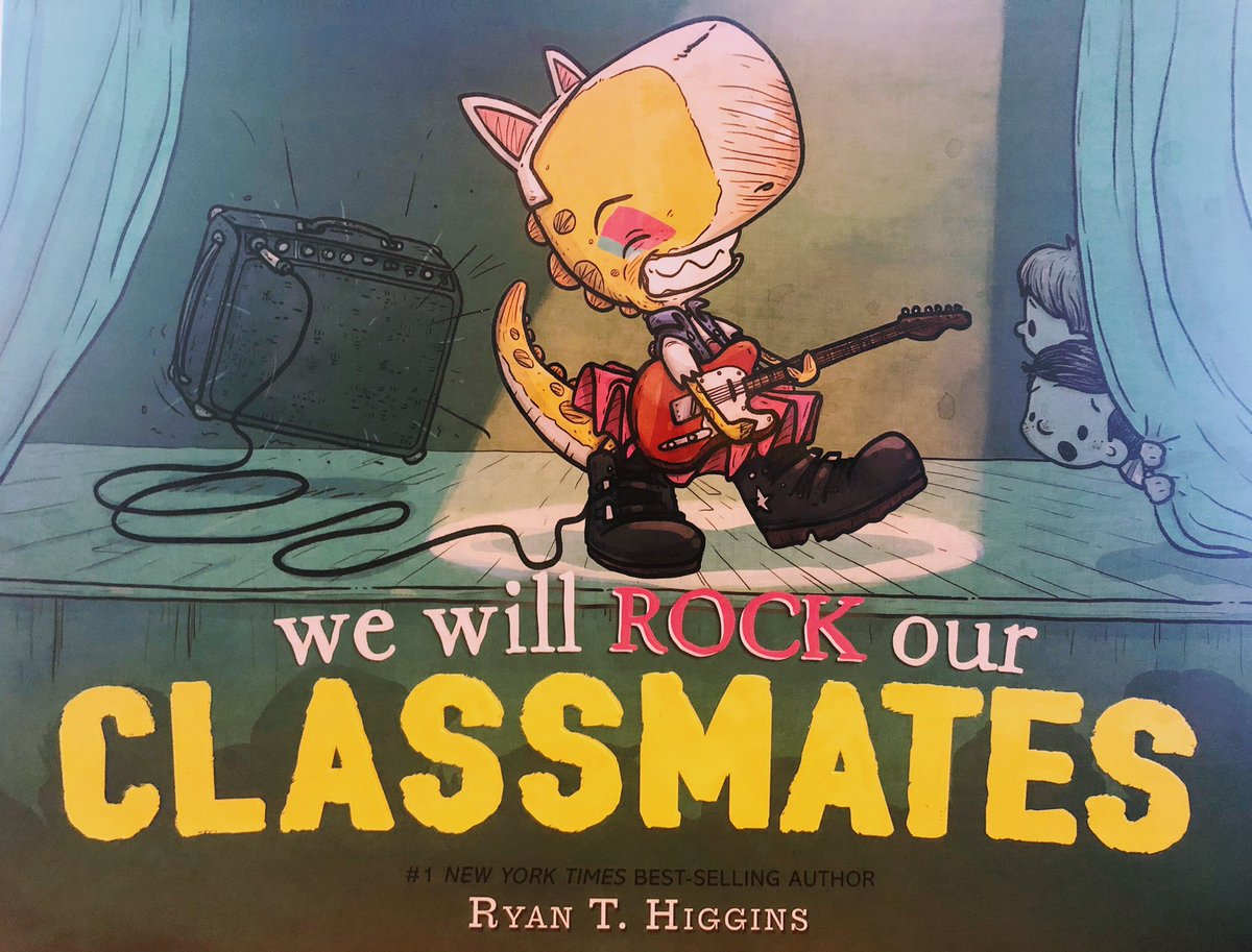 CMESLibraryFCPS's tweet image. Wk 1 accomplished! Told Ss Penelope Rex @RyanT_Higgins gets courage from friends to rock the talent show, & we’re going to give each other courage to rock virtual learning. @CMESLions are all “kind & caring & creative & adventurous.” #CMESPAWSitivity @PrincipalRfcps @fcpsmedia