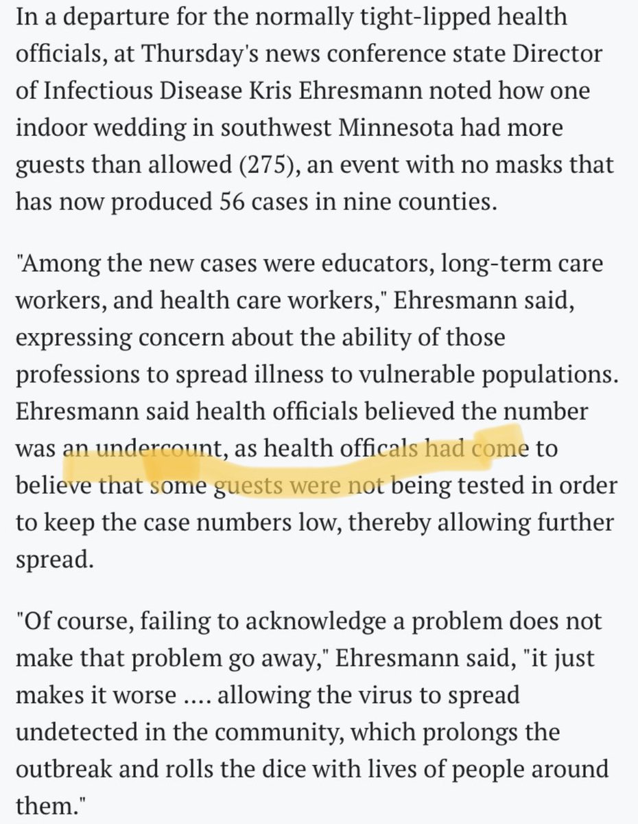 Of course this jewel shares the communal feeling the happy couple began. Not only was the dress long & strapless & the event indoors & maskless, but guests won’t get tested. 5/