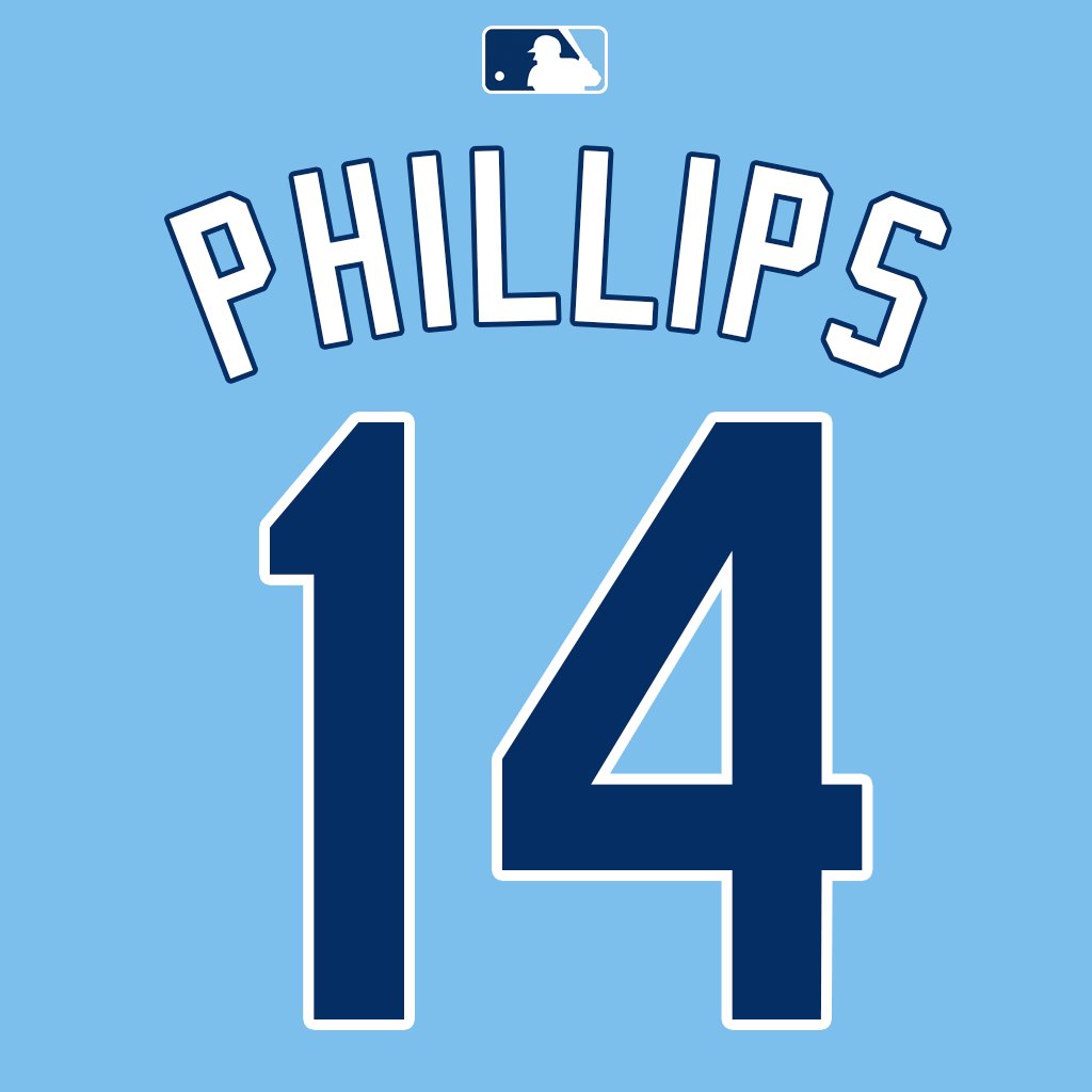MLB Jersey Numbers on X: OF Brett Phillips (@Brett_Phillips8) will wear  number 14. Last worn by INF Trevor Plouffe in 2017. #Rays   / X