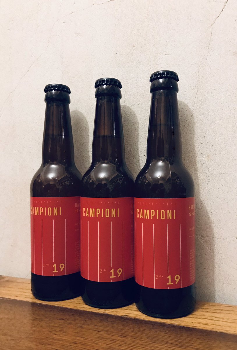 In time for the new season by @handymanbrewery 19 Hop IPA...
thanks to @ExSudoreBanners for the language lesson & @jcleighton for the labels!  #lfcchampions #CraftBeer #smithdownroad #LiverpoolFC