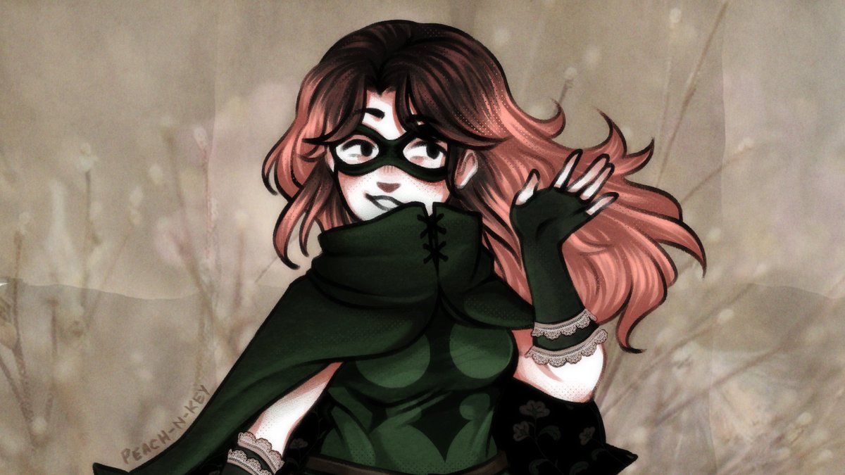 PeachNKey's tweet image. finally finished this #ultself piece! &amp;lt;3 not sure if this fully counts, but i think i wouldn't go as extra as rose or dirk did and i would just lots more productive and cheery lmaooo😭