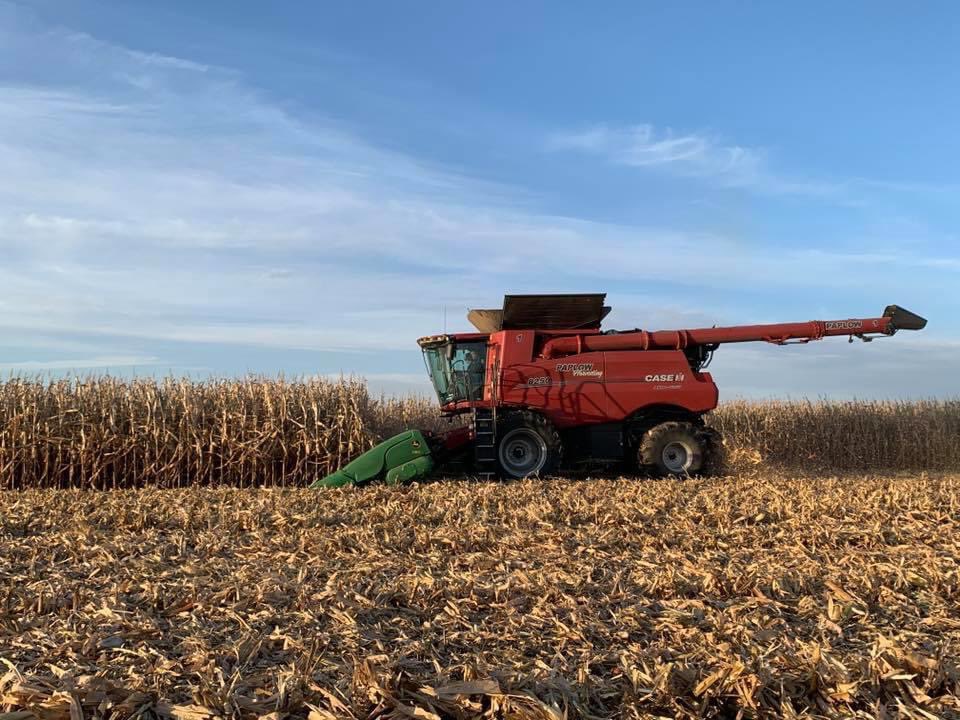 cambull24's tweet photo. @JeffBullerman @CLAAS_America @Geringhoff @artexmfg That red combine looks good https://t.co/XTM779QJD1