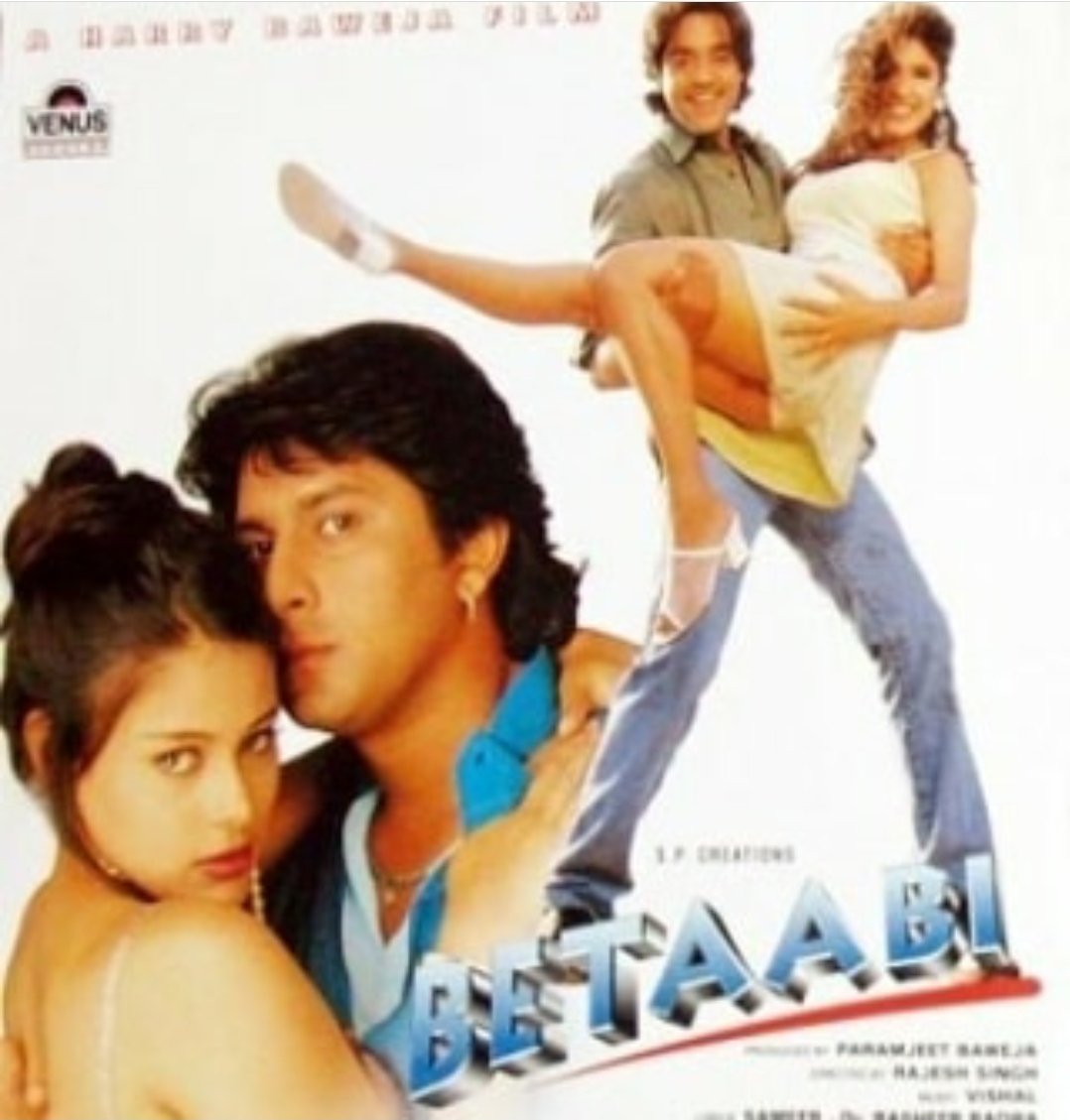 shafiqulhasan81's tweet photo. The first ever CD I had was of #Betaabi almost 23 years ago (1997). Back then Tum Mere Ho, Gungunati Hui and Haaye Haaye were my fav tracks from the movie.
After Tere Mere Sapne (Debut) #ArshadWarsi &amp; #ChandrachurSingh came back together in this Harry Baweja Film.
#Bollywood https://t.co/RKEWERzQLF