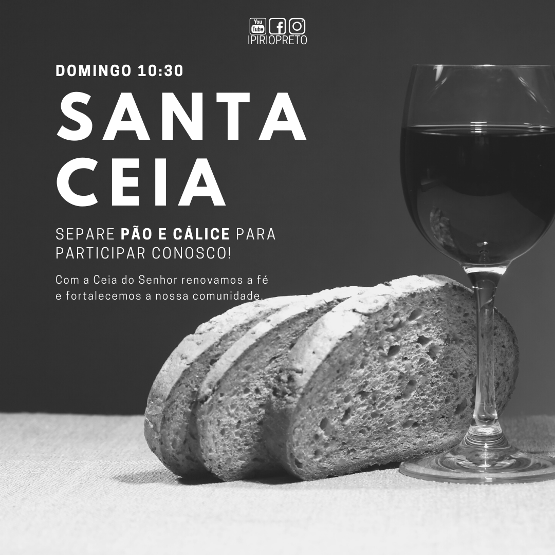 ipiriopreto's tweet photo. Domingo celebração da Santa Ceia.
Culto ao vivo pelo YouTube às 10:30.
Tempo de renovar a esperança!
Separe o pão e suco de uva.
#ipiriopreto #riopreto #ipib #reanimo #uniao https://t.co/2HjpHj0Ex5