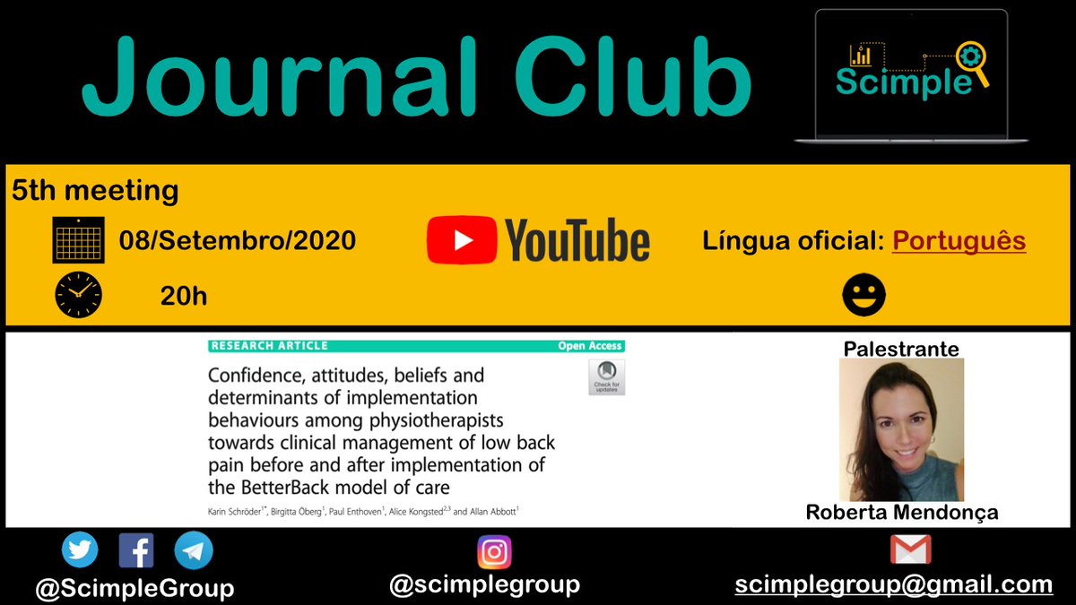 ScimpleGroup's tweet photo. Próxima 3a. feira no canal do youtube!! https://t.co/d2Y2CUilKo https://t.co/NG4nxNtXHZ