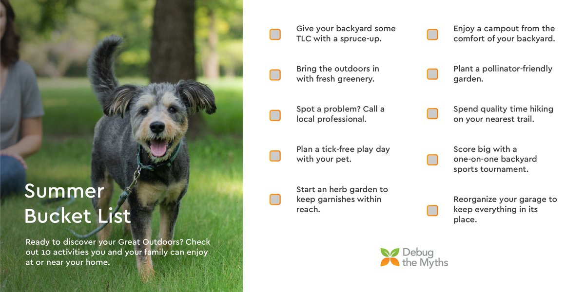 Head safely into the great outdoors this #LaborDay weekend with activities that keep you socially-distant &amp; bug-bite free. #TheGreatOutdoorsChallenge bit.ly/3j6xeLY