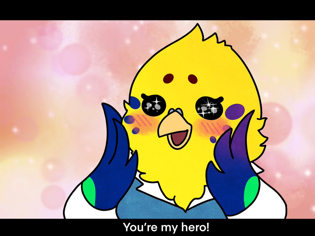 WhisperWillYou's tweet photo. I like to tease my sister @SkyTeaa and my brother in law @JousterL and this scene from Aggretsuko reminded me of them~
I only draw important content 😌
#Aggretsuko https://t.co/Xjefbe3mXm