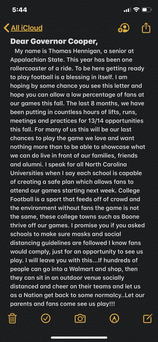 _t_Henni's tweet photo. @NC_Governor  please let our family and Friends watch us play!!! RT &amp; Share ❤️ https://t.co/w0b9YIfilf