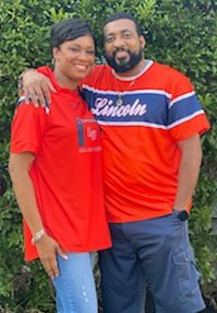 HStinsonIII's tweet photo. Sometimes you have to just coordinate! Happy #CollegeColorsDay.  
Rep your colors #LUL1ons! @LUL1onsAthletic @LincolnUofPA #LUOrangeandBlue #HailHailLincoln #ProtectThePride https://t.co/Cb4sIBuLGm