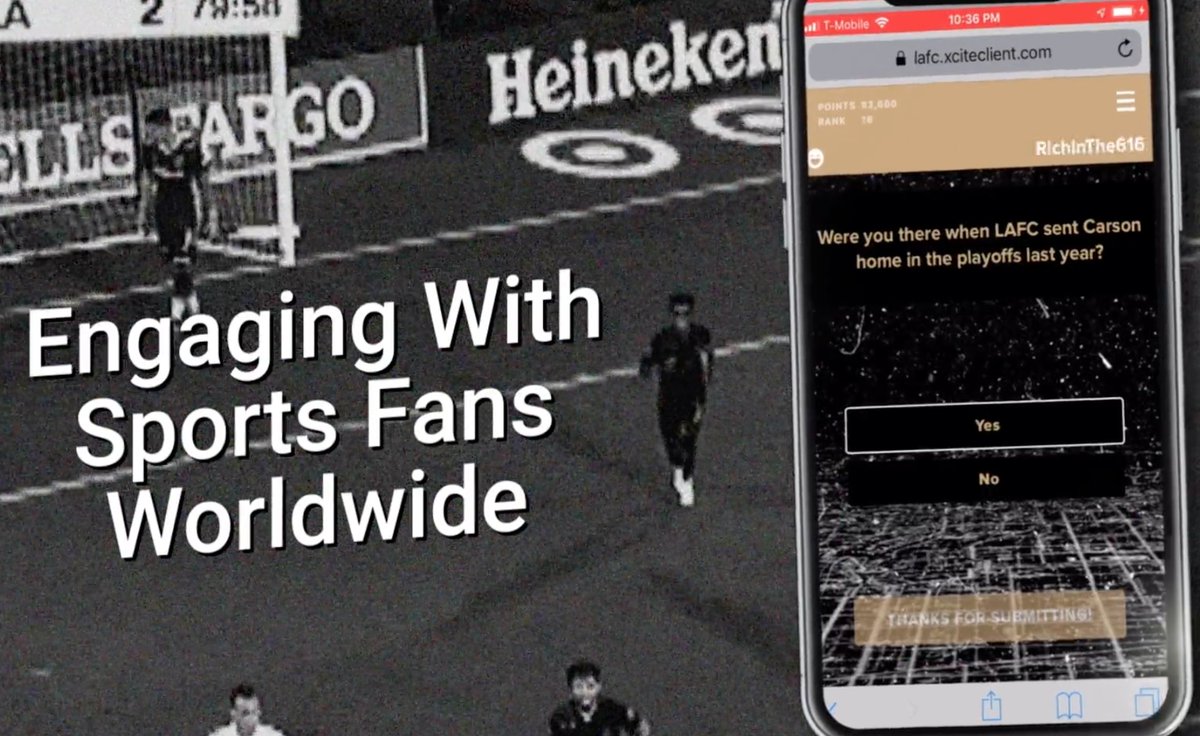 My Hat's off ... Teams rethinking their fan experience. Ridiculous engagement numbers.  #sportstech #interactivemedia