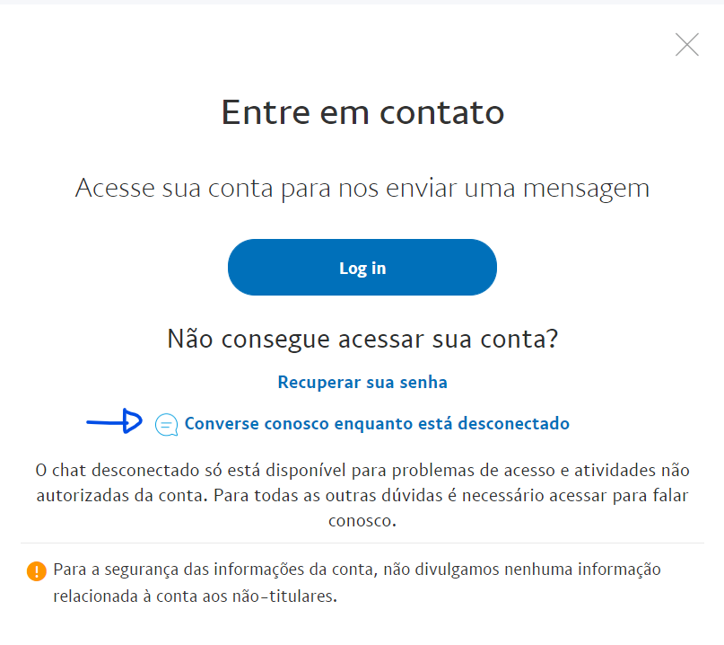 Recupere Sua Senha de Acesso – Central de Atendimento