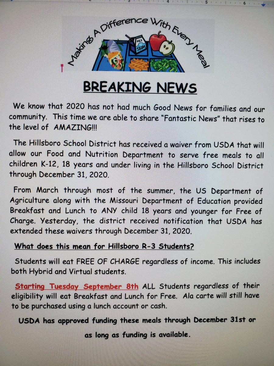 isaacson_jon's tweet photo. Amazing news Hillsboro R-3 families!  Starts Tuesday, September 8th!  Please retweet and share.

@Hillsboro_R3 https://t.co/QqJ2kd7223