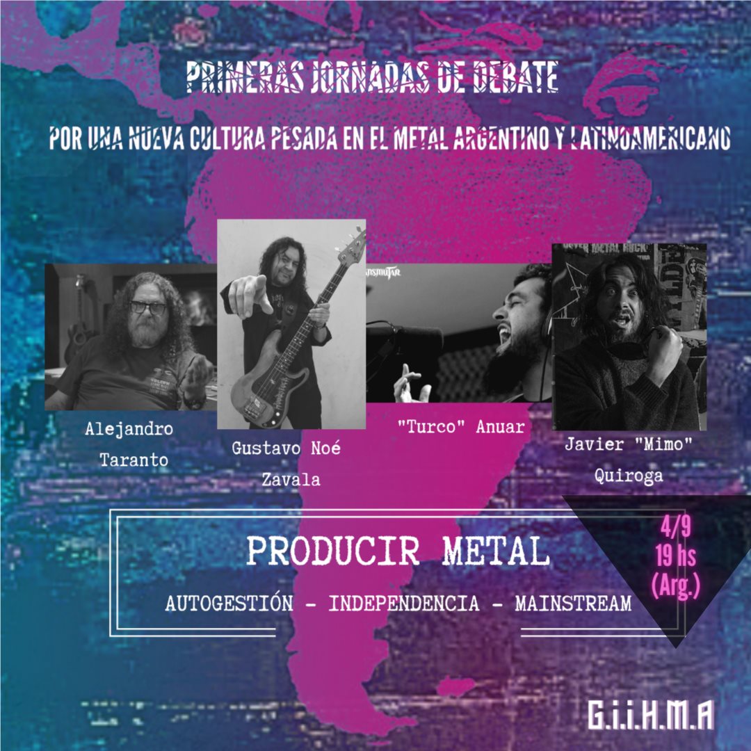 GIIHMArgentino's tweet photo. AHORA - PRODUCIR METAL: AUTOGESTIÓN - NDEPENDENCIA - MAINSTREAM
Coordina 
@gitominore
#AlejandroTaranto 
@TurcoAnuar
 #MimoCulebra  
@trenloco1
 #GustavoZavala

Facebook Live: https://t.co/hlcP5nxnjc 
Youtube: https://t.co/uyHqE09kjT https://t.co/pUfQq1lROV