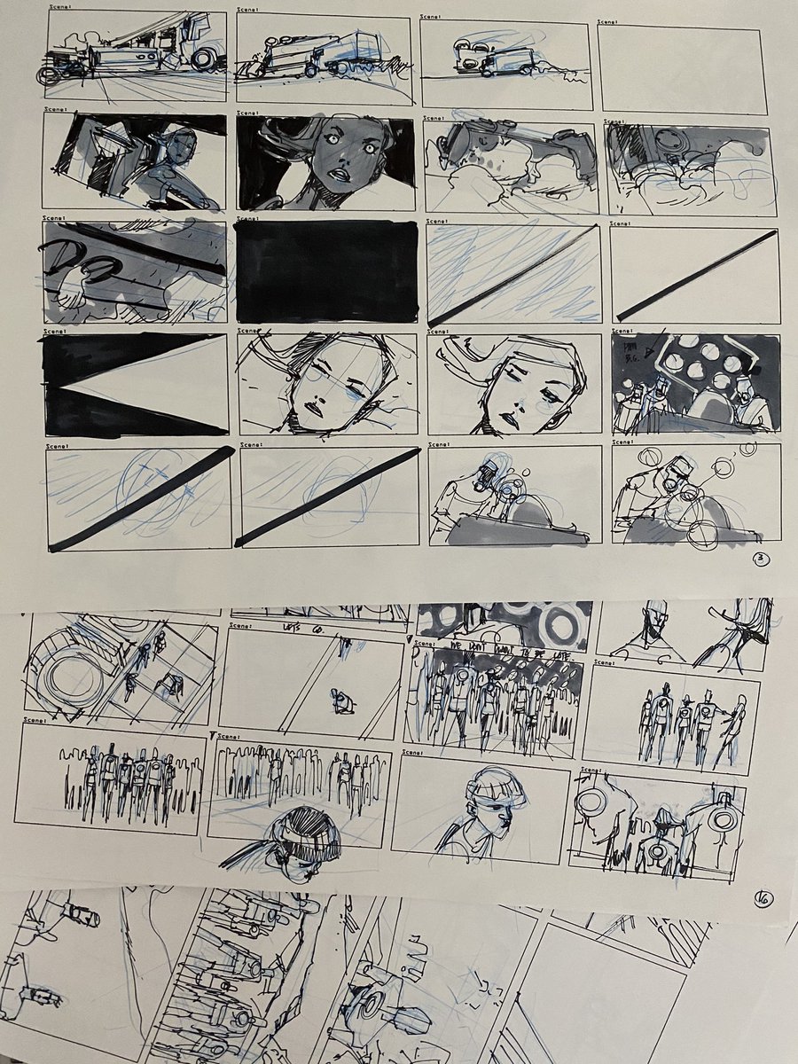 EricCanete's tweet photo. Things found in my garage: My storyboards for "TRON: Uprising". https://t.co/cL81JKtQve