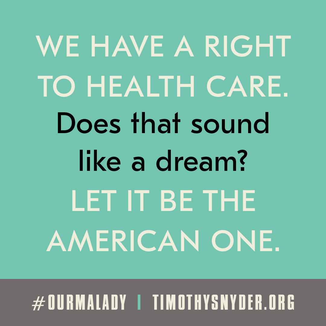 Timothy Snyder on Twitter: "My new book, "Our Malady: Lessons in Liberty from a Hospital Diary," will be published on Tuesday, September 8th. #OurMalady https://t.co/XmHVKTijkJ… https://t.co/f9RXYd7RpJ"