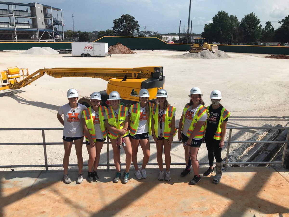 Our senior class got a tour of the new facilities today!!!