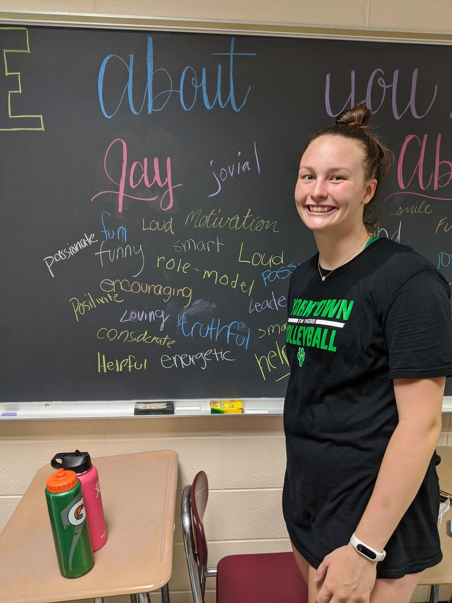 YVBTigers's tweet photo. Showed a little ♥️ to our seniors after practice today. Thanks @MrsJohnson1st for making the slideshow! We love our 2020 seniors! 💚 https://t.co/NP7GXolacc