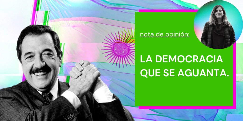 TonicaRevista's tweet photo. Nuestra democracia esta construida a partir de una geografía delimitada por fracasos, ensayos y oportunidades, pero también es la tradición que elegimos para definir un “nosotros” capaz de sostener una escena perdurable: la del Estado argentino 👉🏻https://t.co/OITRFsHomD https://t.co/UiR03Q1HTo