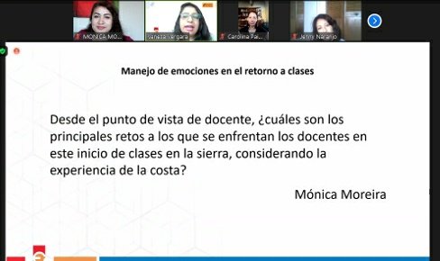 monka78's tweet photo. Hoy junto a Vanessa Vergara y Carolina Paimann dialogamos sobre las claves para el manejo de las emociones en el marco del inicio de clases del ciclo sierra.
Siempre es grato compartir estos espacios con las diferentes comunidades educativas.
Gracias por la invitación #Edinun https://t.co/CGf032VkXb