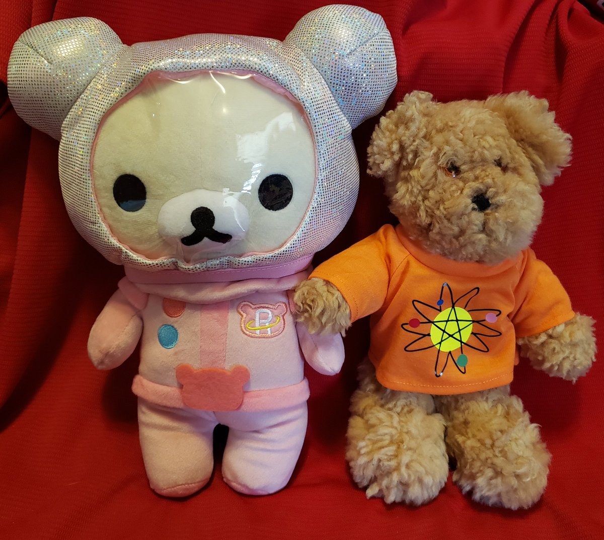 AstroKumas's tweet photo. #SpaceJunkClub #astronomy #SmallBearsLoveScience #ScienceBear #AstronomyBear #AstroBear #astronaut #astronautbear #astrophysics #korilakkuma #HumphreyBeargart https://t.co/n0bv5JDZIk
