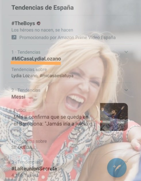 LydiaLozanoFns's tweet photo. Creo que esto lo dice todo, España ama a Lydia. Todos amamos a nuestra Lyli.
¡Qué grande es! 😍😍😍😍
#MiCasaLydiaLozano https://t.co/9xH0afjEL7