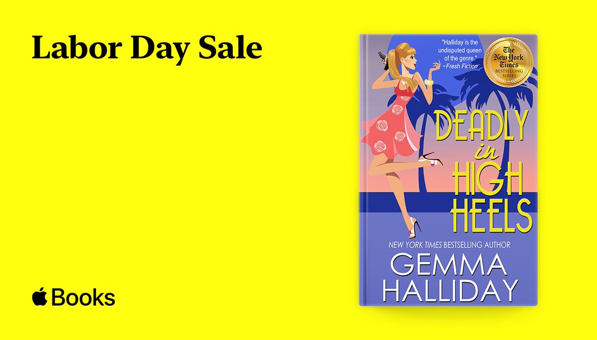 gemmahallidayca's tweet photo. Excited @AppleBooks included DEADLY IN HIGH HEELS in their Long Weekend Reads sale! If you're looking for a virtual getaway right now, I think you'll love visiting Hawaii vicariously with Maddie in this book! Check it out here: https://t.co/HeJHAxNFJc https://t.co/tQWZf4yEDR