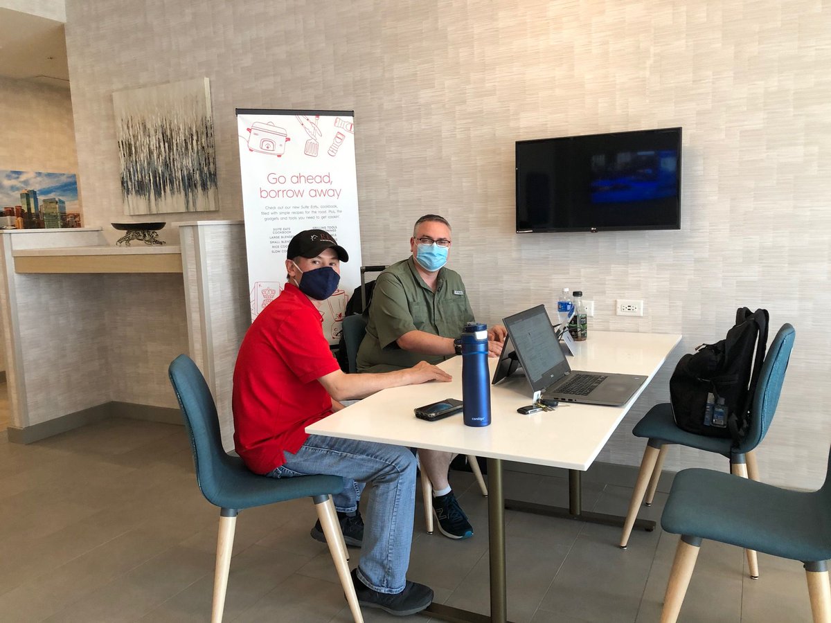 Chad, Regional Manager for <a href="/RFIPacmtn/">RFI_PacMtn</a> training our newest Regional Manager for <a href="/RFIDesertmtn/">RFI_DesertMtn</a>, Jimmy. Congrats on the promotion Jimmy! #hardworkpaysoff #safe #RFIisFamily