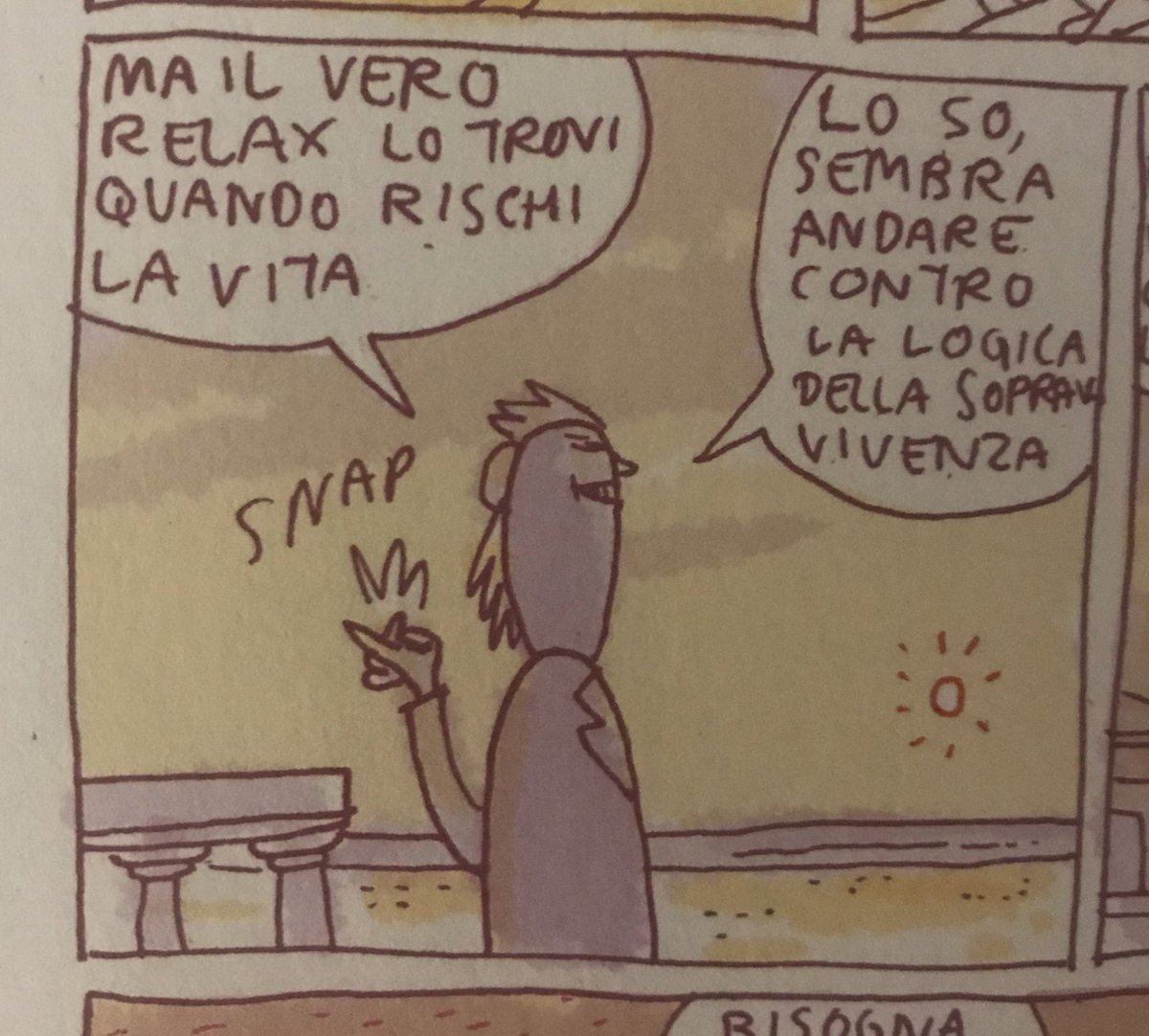 FrioFlu's tweet photo. Che trip super relax, geniale!
“Il vero relax lo trovi quando rischi la vita”.
@dr_pira 🤩 https://t.co/eoHmCsem5a