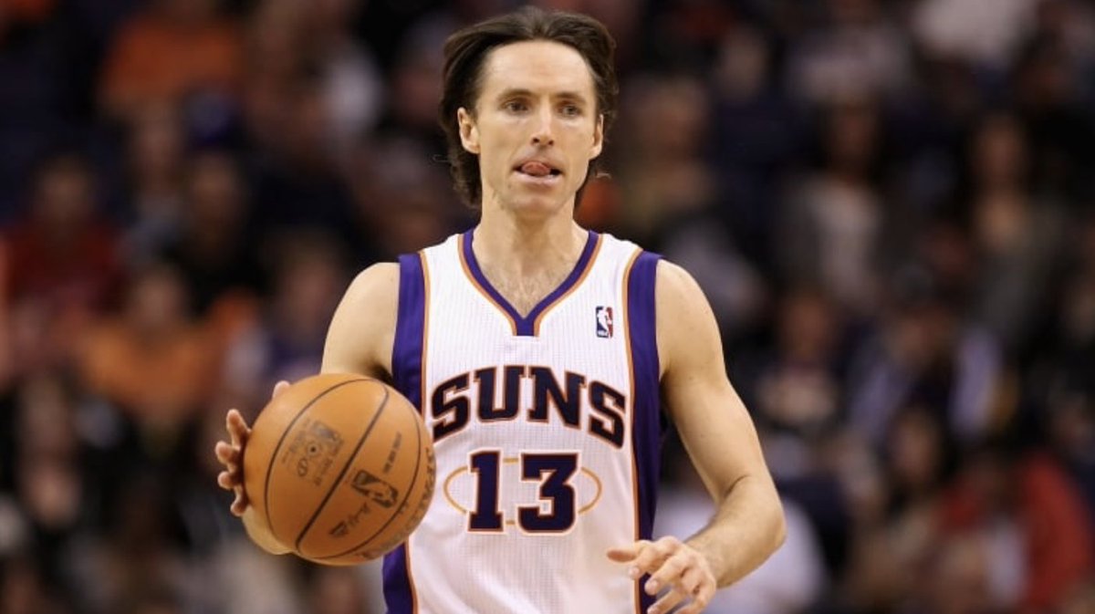 7) In 1995, Steve Nash was selected 15th overall in the NBA Draft by the Phoenix Suns.Nash would go on to have an 18 year NBA career, playing for the Phoenix Suns, Dallas Mavericks and Los Angeles Lakers. Accomplishments:- 2x NBA MVP- 8x NBA All-Star- 3x All-NBA First Team