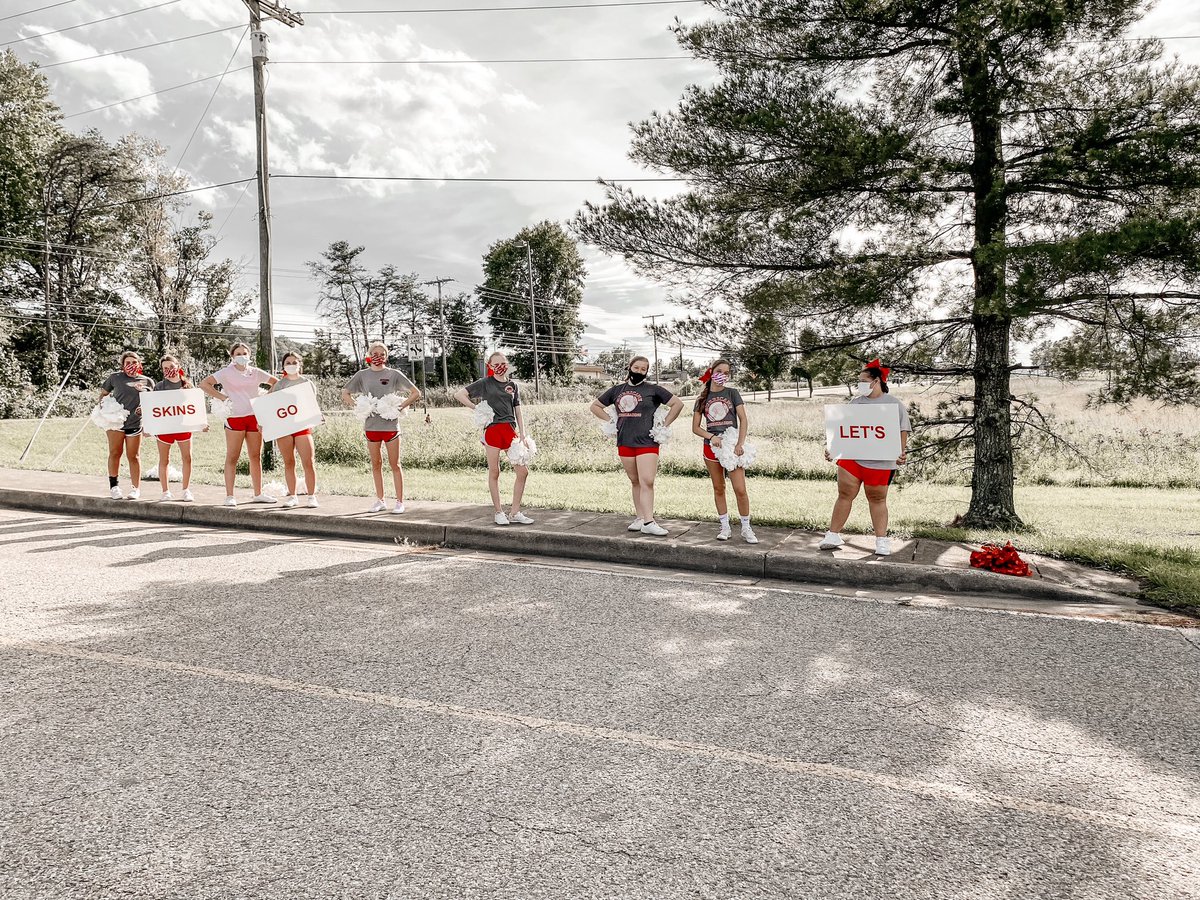 Even though we can’t be at the game tonight we were happy to give our football team a send off!   Go luck Redskins!