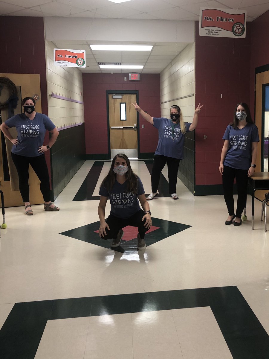 We are First Grade STRONG no matter the distance here at ERD!!! <a href="/DicksonTigers/">E.R. Dickson Tigers</a> @PrincipalERD <a href="/ThreadgillMCPSS/">Chresal Threadgill</a> @empowermcpss <a href="/kfloresERD/">Katie Flores</a> <a href="/mary56693083/">Mary Ashley Tomlinson</a> <a href="/PaytonLeslieERD/">Leslie Payton</a> Ruggs. Dean.