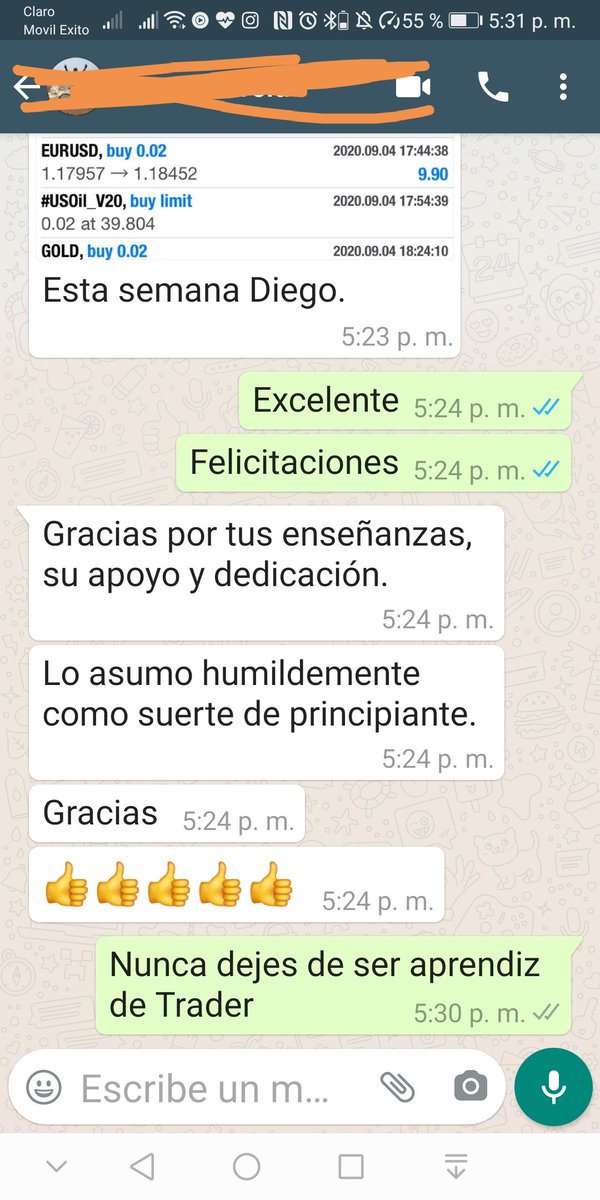 notasdebolsa's tweet photo. Estudiante reportando sus primera utilidades con humildad ante el mercado. Respuesta "nunca dejes de ser #aprendizDeTrader" el mercado cobra el #EGOcon dinero.. #tipsNotas https://t.co/jKjRjuHwzl
