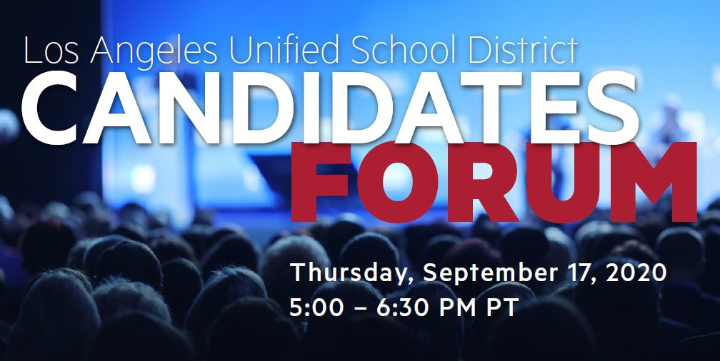 TheCoelhoCenter's tweet photo. Los Angeles Unified School District Candidate Forum
Thursday, Sept 17th 5:00 - 6:30 pm 

Join us virtually to learn more about the LAUSD Board candidates from Districts 3 &amp; 7. 

Co-Hosts: 
@YLS_ACLUSoCal @ACLU_SoCal @LoyolaLawSchool YJEC Clinic 

RSVP: https://t.co/bXlQtI6gPX https://t.co/hicR2L67Uu