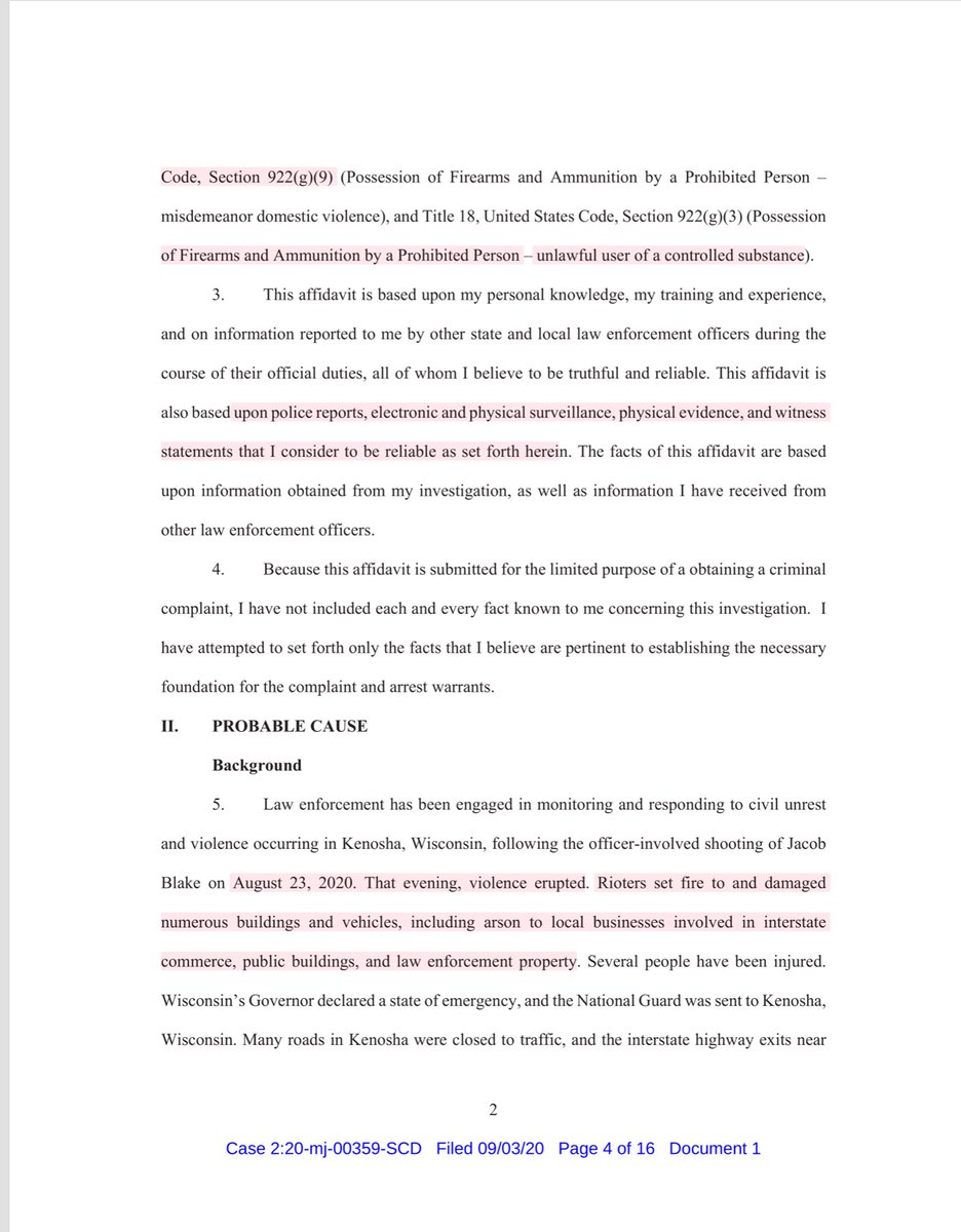 The black redaction it’s mineRead page 3 of the affidavit closely- tip came in Iowa to the FBI who then mobilized -go to Kenosha “pick off people (looters) one by one”bragged about their firepower                             https://ecf.wied.uscourts.gov/doc1/20314407992