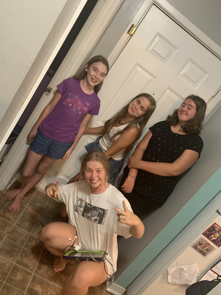 boolie_79's tweet photo. We took the summer off from anything school related work to enjoy what we could as a family. Finally got in some friend time this weekend as we are about embark on our unprecedented school year for all. #14thbirthday #friends #froghunting https://t.co/26jLn0JhdO