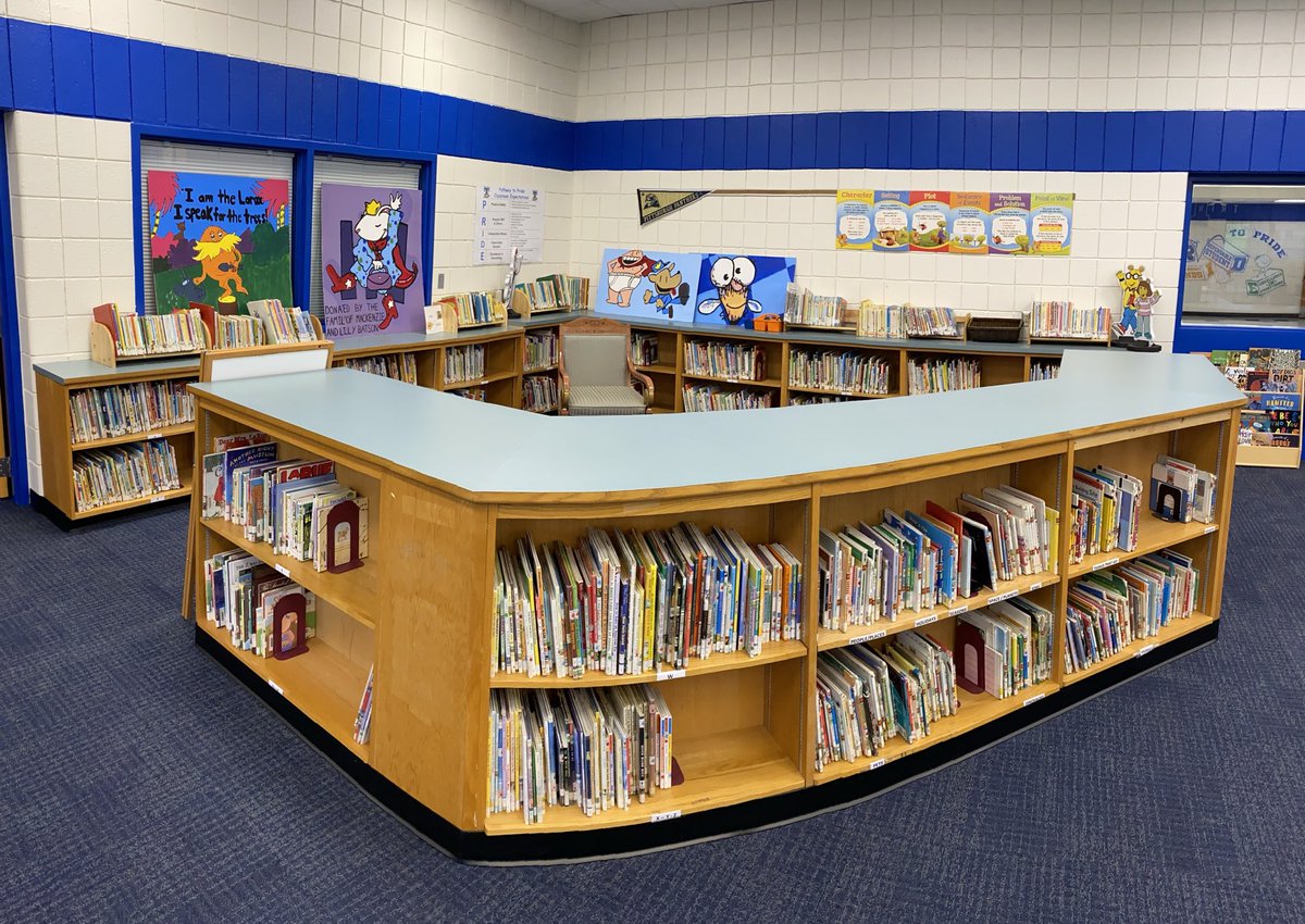 TASDMediaMakers's tweet photo. When you weed out old books, you have room for new sections: Job & Career, Graphic Novels & Beginning Chapter Books. #SouthLibrary #10000Books @KeruskinPete https://t.co/oEK4A8Amj5