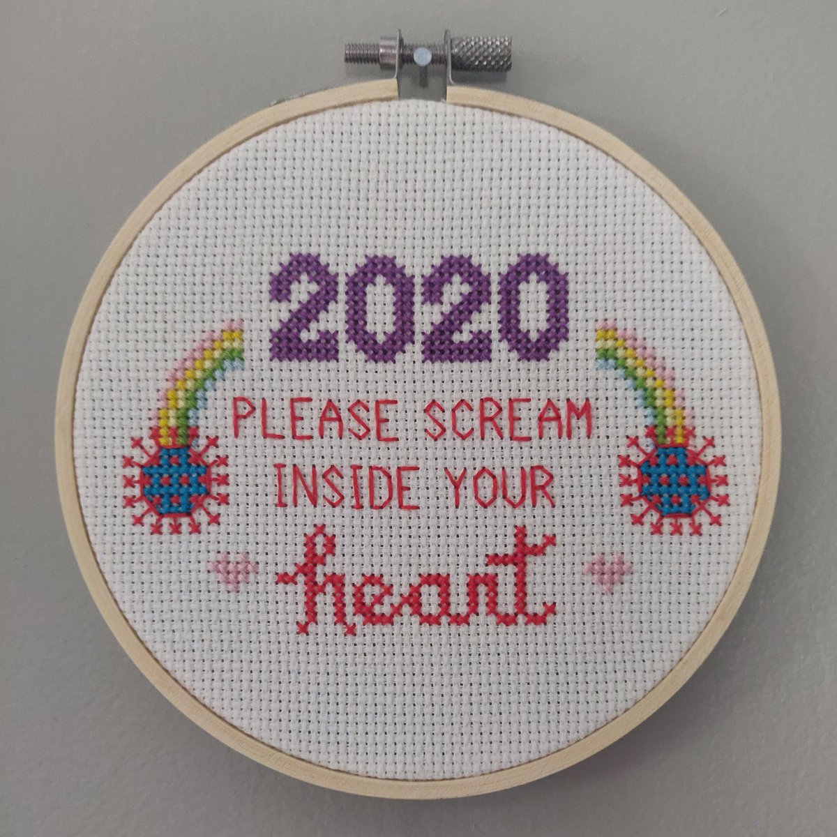 Dr. LD (@datalindsay) on Twitter photo Finally found the perfect place to hang this adorable, hilarious, and totally relevant cross-stitch that a friend made for me. #spoiled #crossstitch #2020 #pleasescreaminsideyourheart #ahhhhhhhhhhhhhhhhhhhh Finally found the perfect place to hang this adorable, hilarious, and totally relevant cross-stitch that a friend made for me. #spoiled #crossstitch #2020 #pleasescreaminsideyourheart #ahhhhhhhhhhhhhhhhhhhh