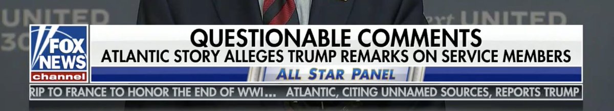 Fox now running this chyron. C& #39;mon  @BretBaier, you& #39;re supposed to be a newsman! Your own outlet has confirmed key details of the report!