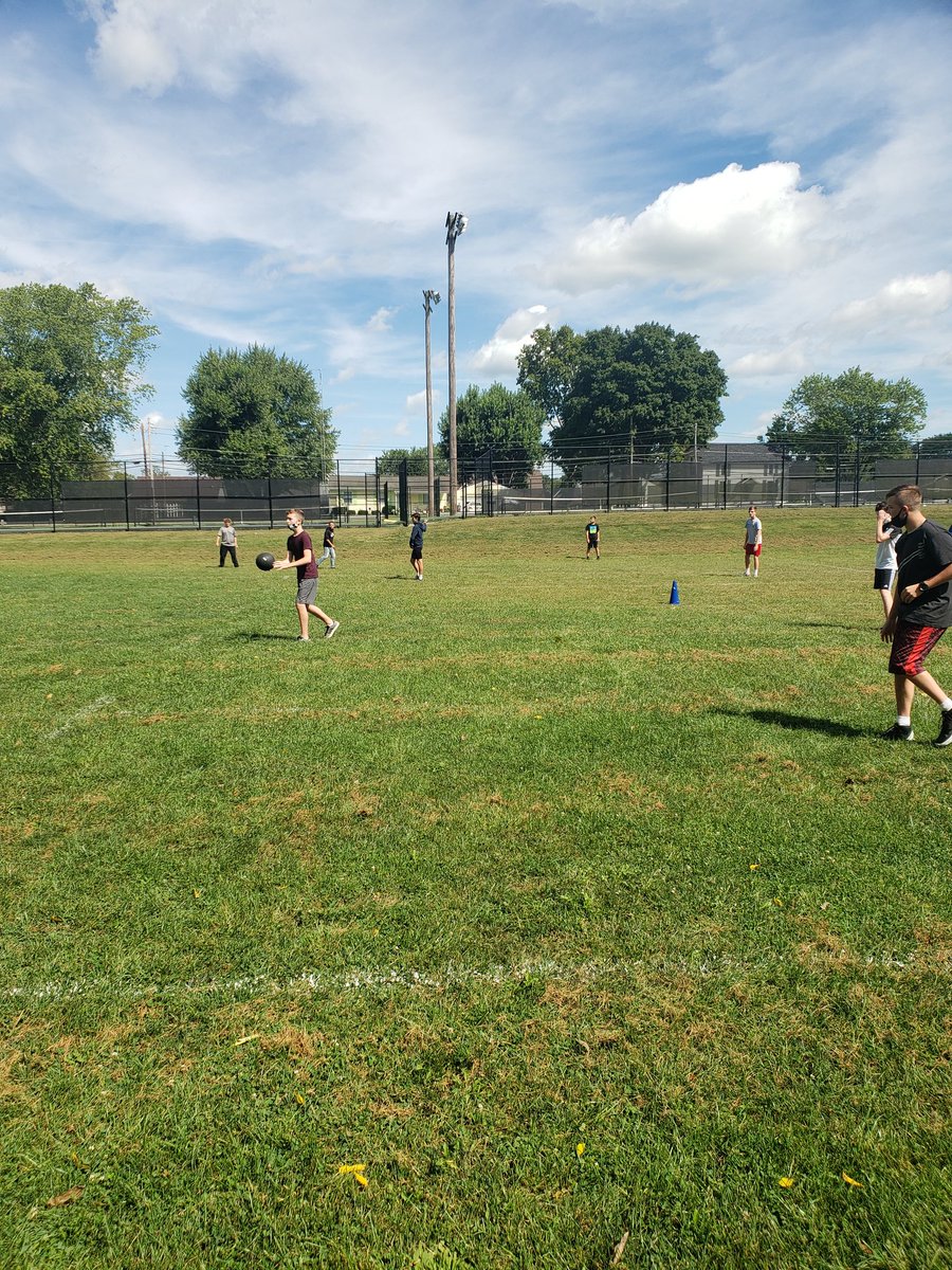 MathEagles's tweet photo. An epic battle took place today during Champion Time! My 8th graders took on the high schoolers and it was a back and forth battle that came down to my group scoring the winning 2 runs in last at bat!! @MrPenningtonLHS @lakes_renee @LHSGoldenEagles https://t.co/x4bZQ0hyoY