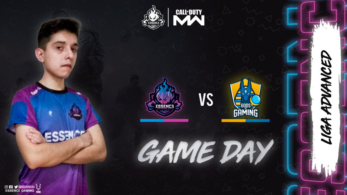 El día de hoy nuestros chicos de #CODMW tienen un partido bastante interesante, en el cual daran todo por llevarse la victoria.

🏆 <a href="/LSC_LATAM/">LIGA SUDAMERICANA de CLANES.</a> ( R:3 )
🆚 @_GODSTEAM
⏰ 22:00 🇨🇱

#GoEssenceAC