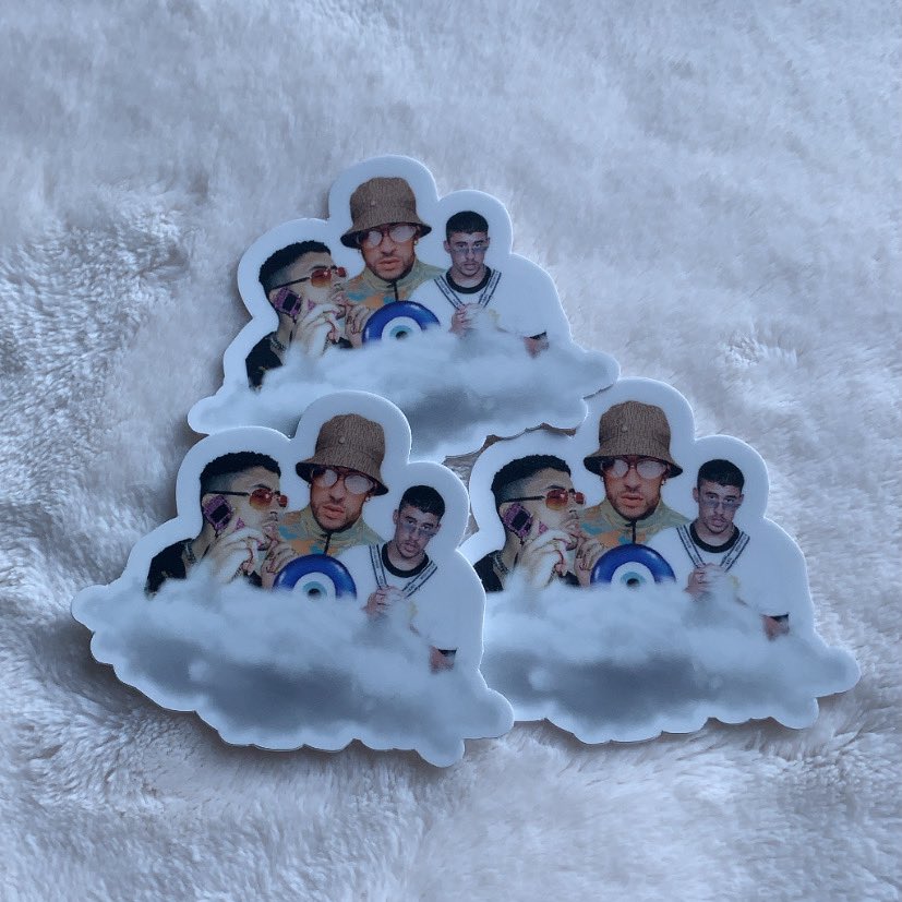 miascreations's tweet photo. low stock stickers ❕❕
- kid named cudi (3) 
- travis (3) 
- bad bunny (3) 
- brent (3) 
available to shop on https://t.co/NcG3Kn6QEY ! https://t.co/xVNZU7kfjb