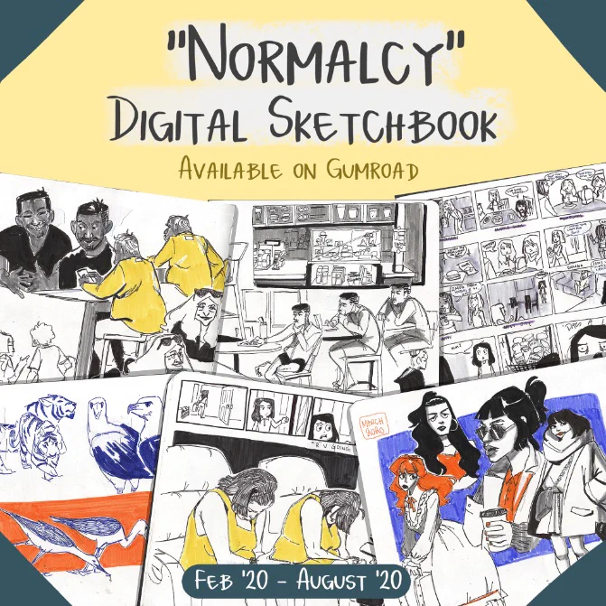 New digital sketchbook out now!

https://t.co/7pUAtAP9Ea 