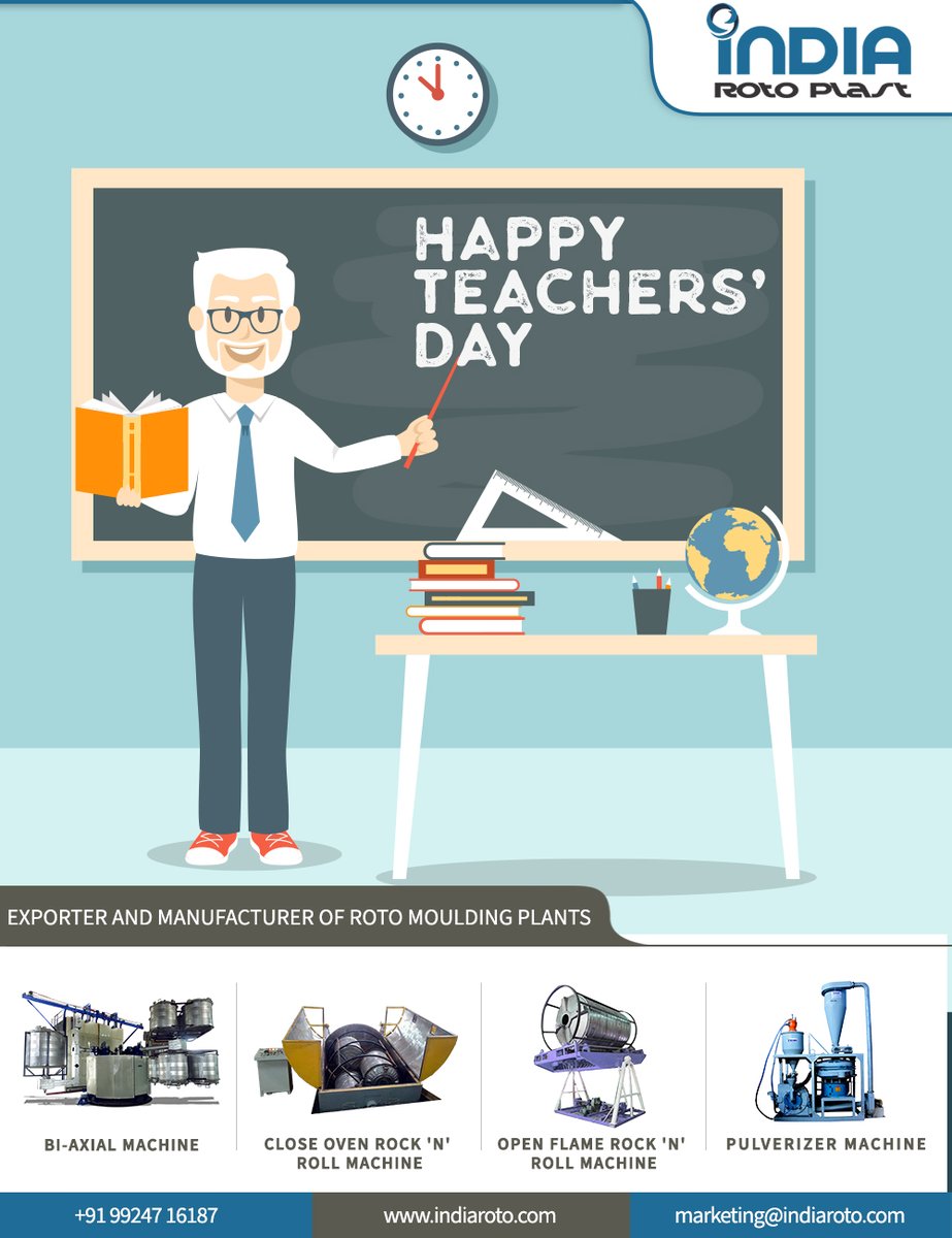 IndiaRoto's tweet photo. Be it online or offline- teachers shape the world of our lives. They make us celebrate our unique skills by polishing it for the better. Happy Teacher’s Day!
 #teacherlife #teacher #ThankATeacher https://t.co/braYOMKAni