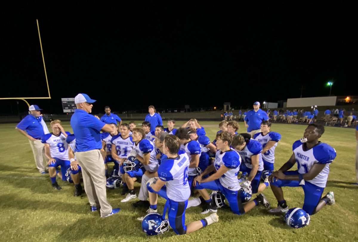 CoachGMcElroy10's tweet photo. Peaster 43 Alvord 23. 2-0 Go Greyhounds!! #PeasterPride https://t.co/chIaFnQxPS